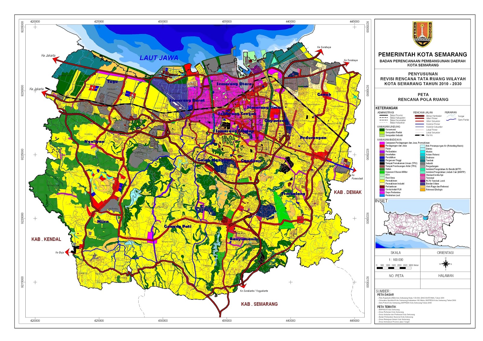  Peta Rencana Pola Ruang Kota Semarang Pamboedi File s