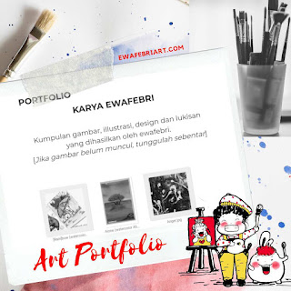 membuat art portfolio dengan google drive