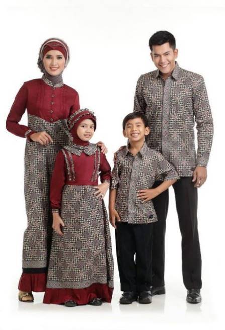 10 Model  Baju  Batik Muslim  Anak  Kreasi Terbaik 2020