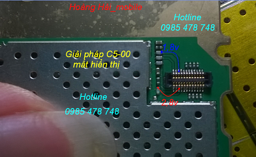 C5-00 Trắng màn hình