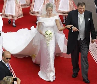 Princess Charlene of Monaco wedding dress