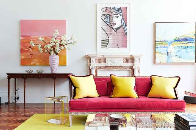 Pink Sofa