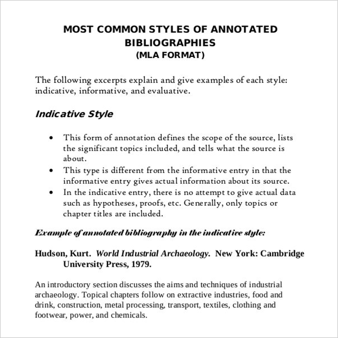 APA Style Bibliography Format