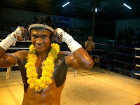 buakaw with smile on his face