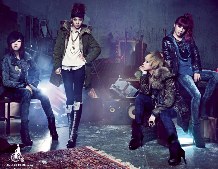 Checkout girl group 2NE1 in their fiercechic look for Bean Pole Jeans' 