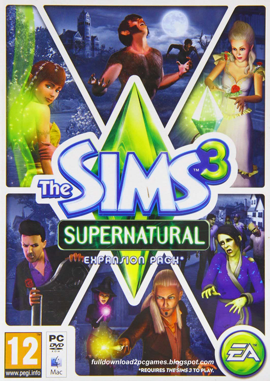 Full Version Games Free Download For Pc The Sims 3 Supernatural