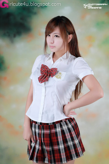 2 Ryu Ji Hye - School Girl-very cute asian girl-girlcute4u.blogspot.com