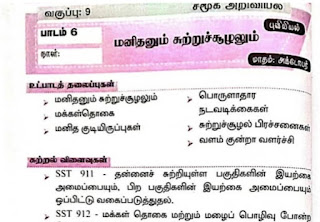  9th Social October First Week Lesson Plan English Medium (Term-2)