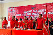 PEMILU 2024 : Panaskan 'Mesin' Partai, PDI Perjuangan Gelar Rapat Kerja Anak Cabang Delapan PAC Se-Kota Bitung 