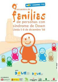 Cartel del 9º Encuentro de Familias de Personas con Síndrome de Down