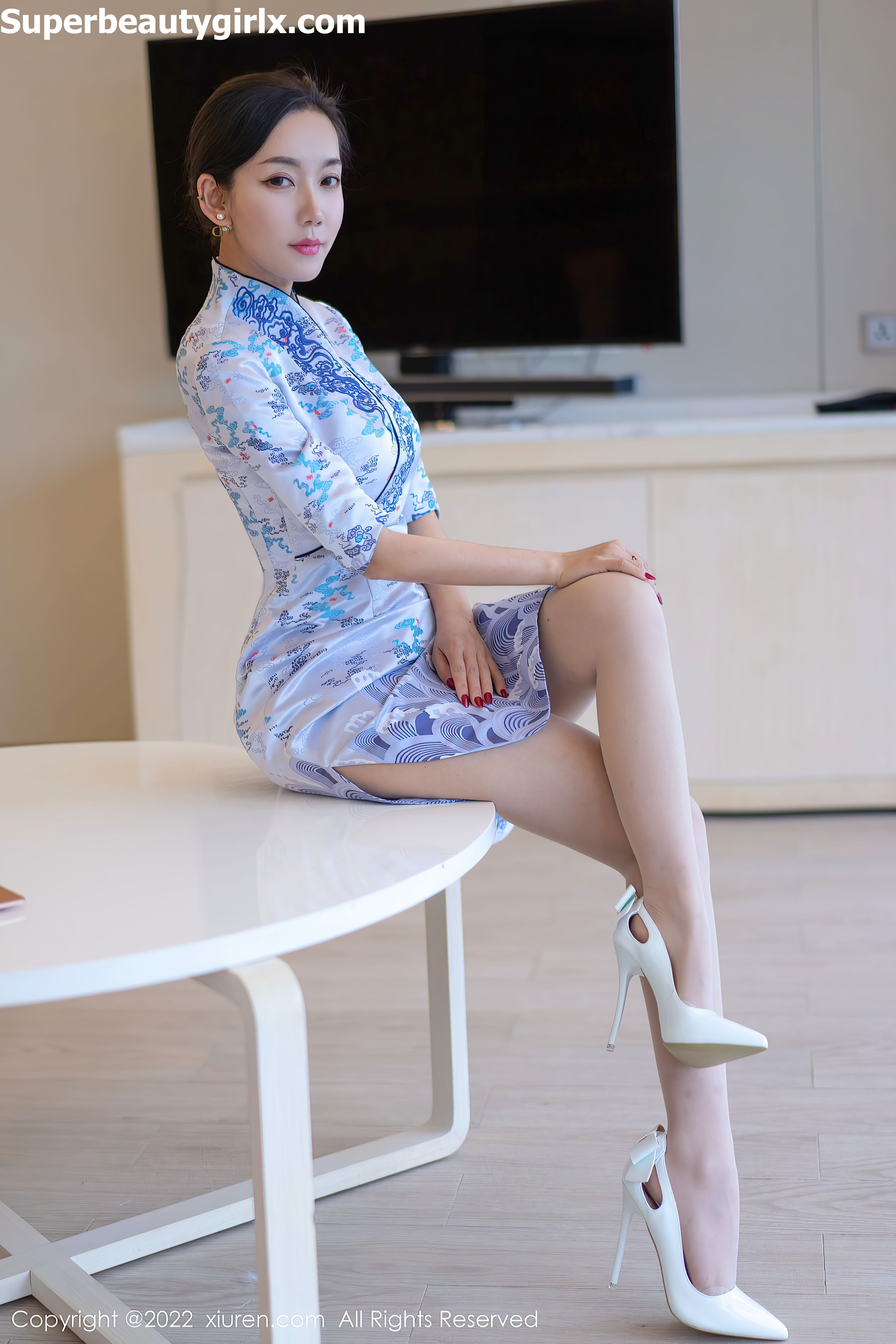 XIUREN-No.4613-Ai-Jing-Xiang-Superbeautygirlx.com