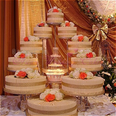 Wedding Cakes With Fountains Ideas Wedding Cakes are a great attraction to 