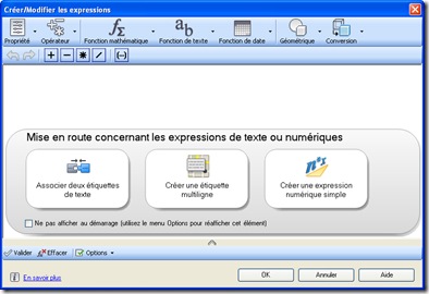 Crée Modifier les expressions 2