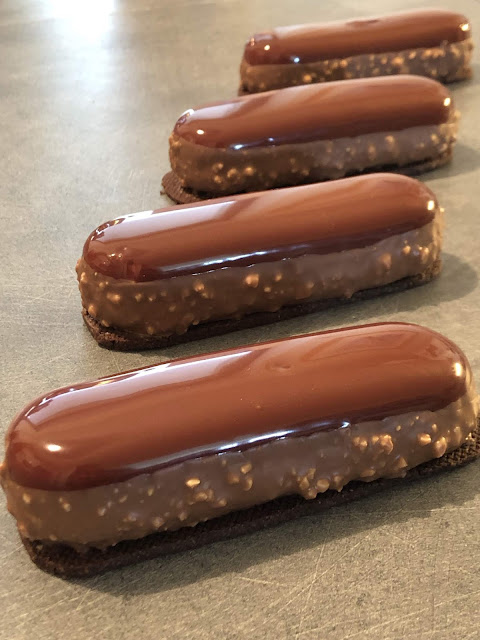 chic éclair silikomart chocolat glaçage miroir rocher