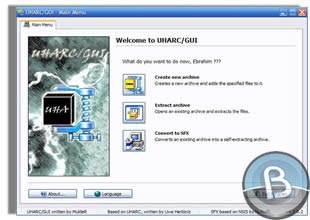 uha designteen UHARC GUI (portatil)   Compacte 100MB em 10MB