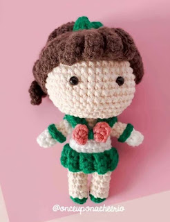 PATRON GRATIS SAILOR JUPITER | SAILOR MOON AMIGURUMI 55690