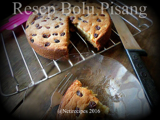 Resep bolu pisang