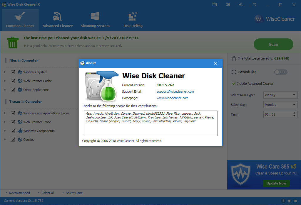 تحميل برنامج Wise Disk Cleaner 10 1 5 762 Arzalpro