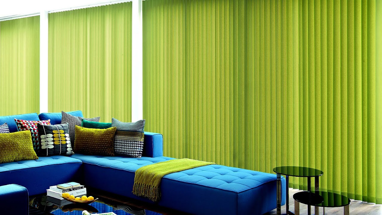 Lime Green Vertical Blinds