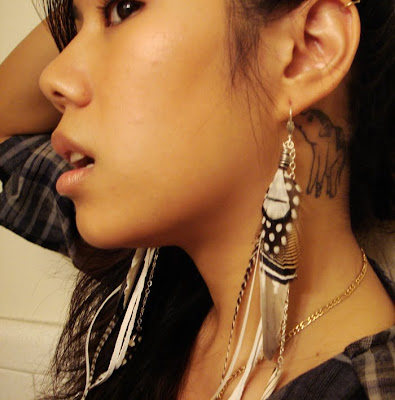 Behind the ear tattoos Mexican Tattoo Design