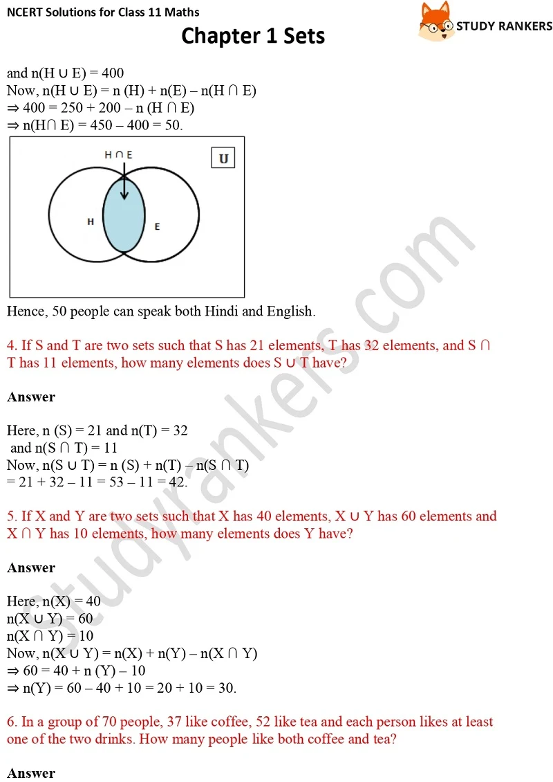 NCERT Solutions for Class 11 Maths Chapter 1 Sets 21