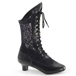 Women's lace victorian boots by funtasma