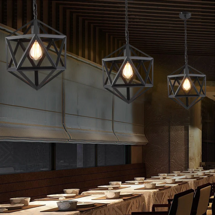 Polyhedron Industrial Design Pendant Light \u2013 Laito | Lighting \u0026 Home Decor Online Store Malaysia