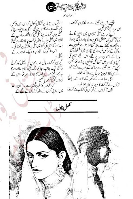 Dilon ke deep jaltay hain novel by Maryam Mah Munir pdf