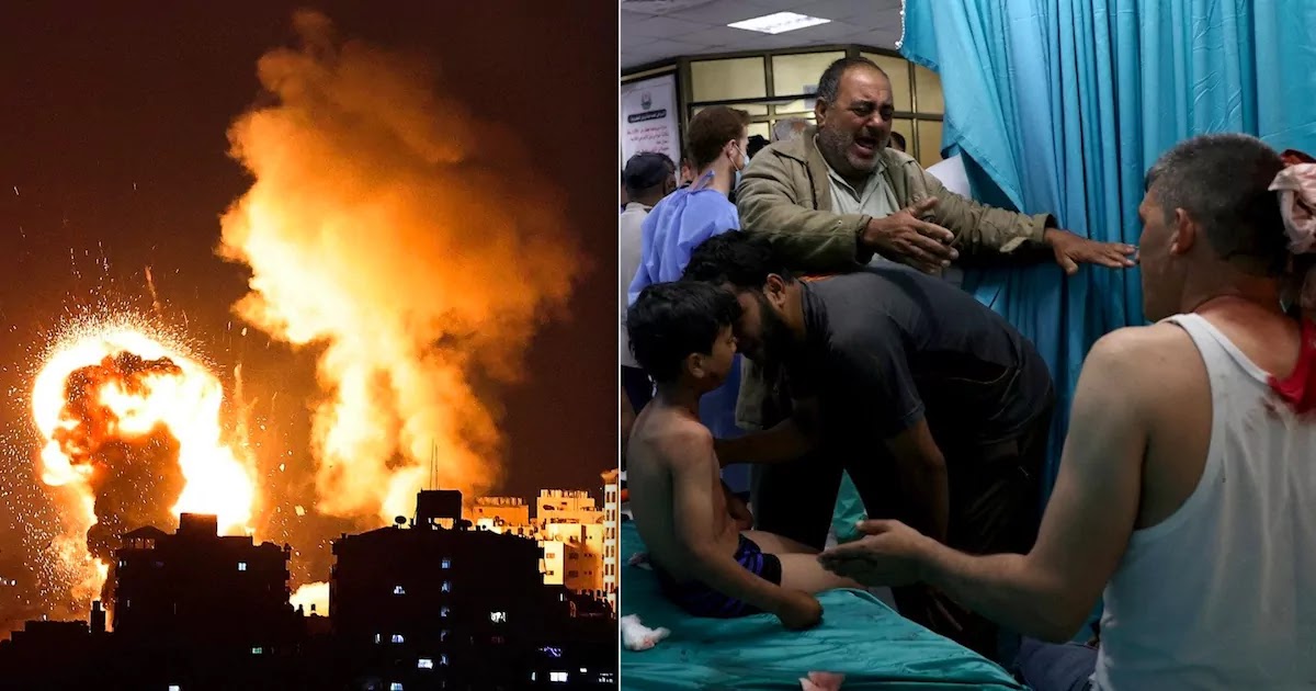 28 Palestinians Including 10 Children Are Killed By Israeli Airstrikes In Gaza Following Hamas Rocket Attacks