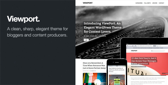 Viewport: Responsive Magazine WordPress Theme - ThemeForest Item for Sale