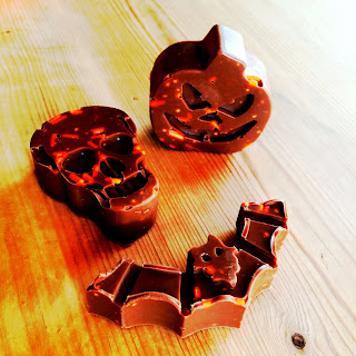 Halloween Chocolates made at home with Lidl Mold