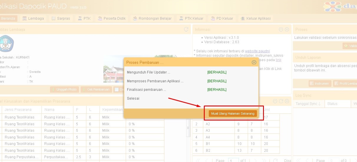 Cara Pembaharuan Versi 311 Dapo PAUD DIKMAS  Berkas 