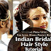 Indian Bridal Hair Style  Perfect Long Hair Bun Tutorial  Krushhh by Konica