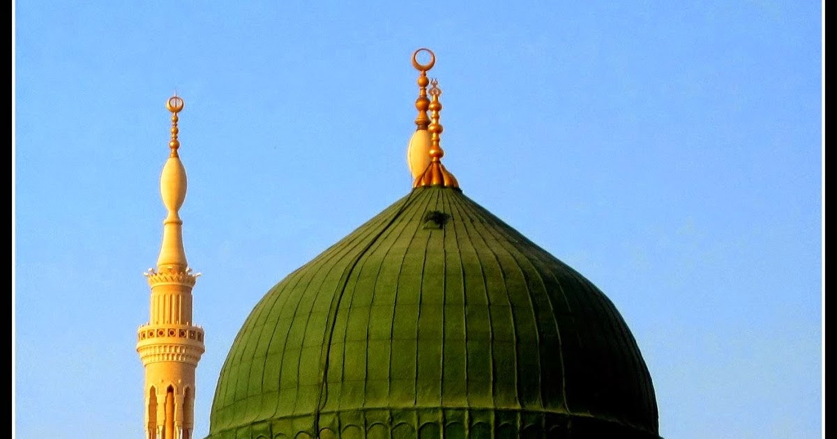 Kubah Hijau  Masjid  Nabawi Berwarna Merah Muslimina