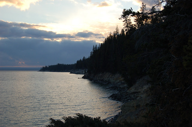 Sunset over Lake Yellowstone