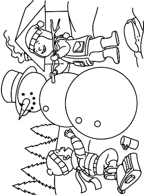 Snowman Coloring Pages for Kids