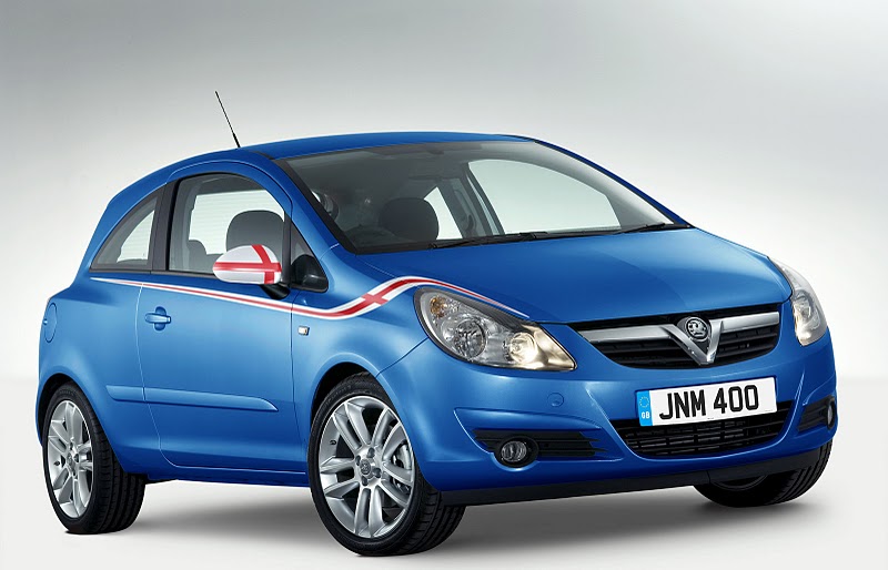 Exterior design in Vauxhall Corsa England is sporty look