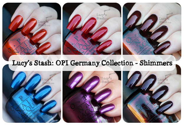 Lucy's Stash: OPI Germany Collection for Fall/Winter 2012 - Shimmers