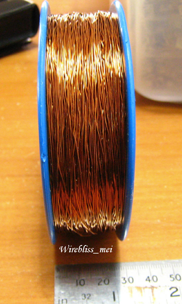 Copper Wire All Coiled and Neat