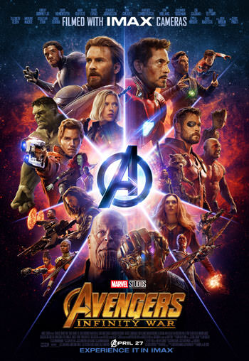 AVENGERS INFINITY WAR 2018 Dual Audio Clean Hindi 720MB HDTS 480p Full Movie