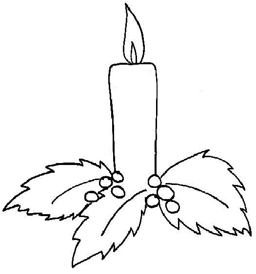 Christmas Scene Coloring Pages