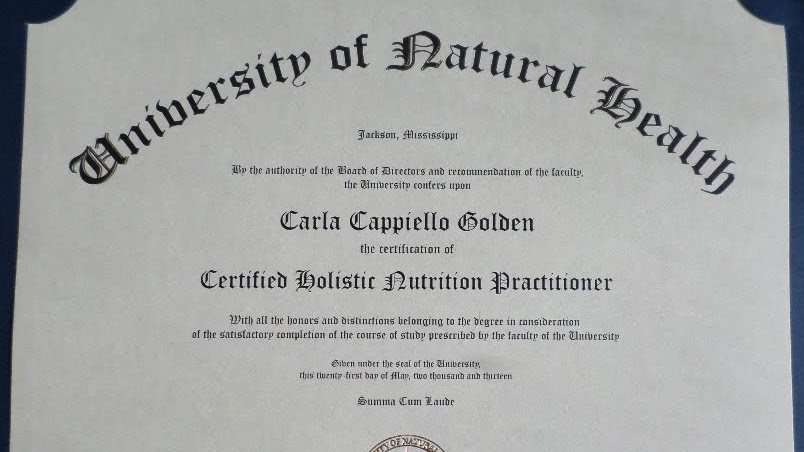 Clayton College Of Natural Health - Bachelor Of Science Holistic Nutrition