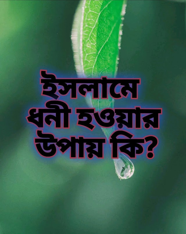 ইসলামে ধনী হওয়ার উপায় কি?