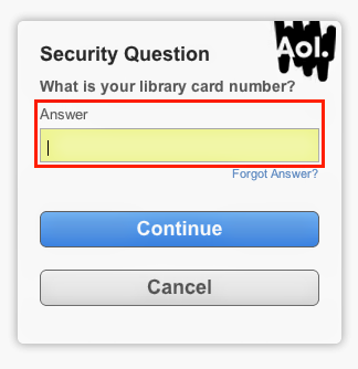 Security Question