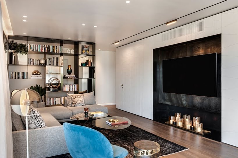 AVIRAM-KUSHMIRSKI ha diseñado los interiores de este Penthouse