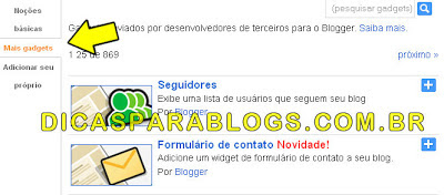 Colocar Formulário de contato no blog