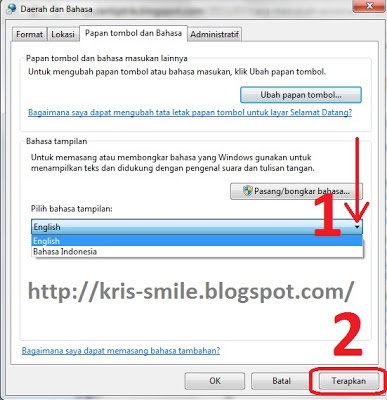 Cara Mengganti Windows 7 dengan Bahasa Indonesia