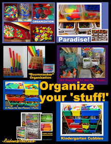 photo of: Classroom organization, teacher organization ideas, shelves in preschool