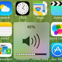 How to Come Up Volume Percent Volume in iPhone HUD 