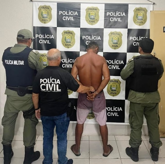 Polícia Civil prende homem foragido há 25 anos por tentativa de homicídio em Buriti dos Lopes